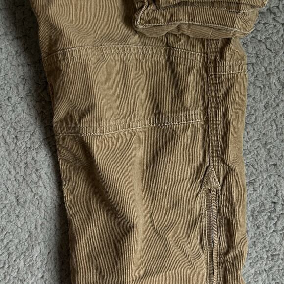 Polo Ralph Lauren 36 Vintage Corduroy Military Tactical Cargo Pants Multi Pocket - Picture 13 of 16
